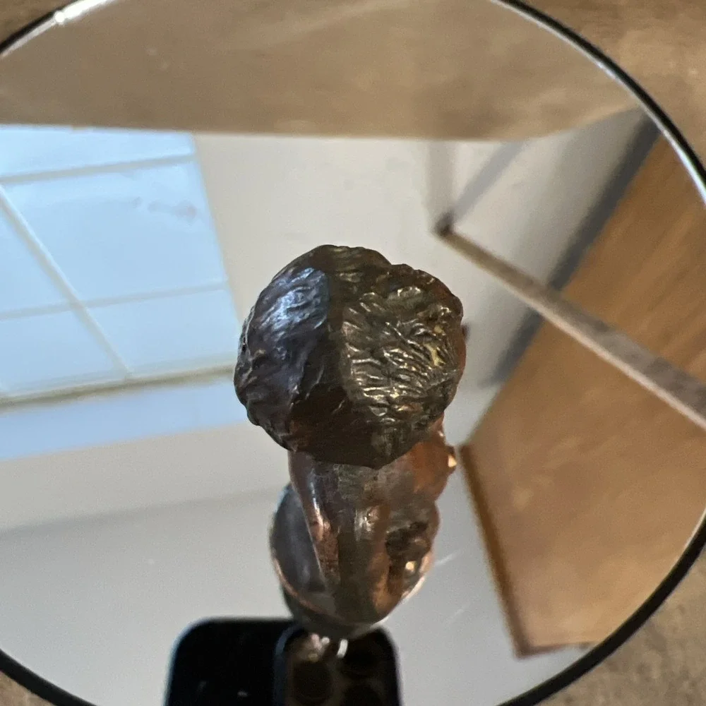 Vtg Brussels Manneken PIS Drink Pourer Bruxelle Brass‎ & Cork Bottle Stopper